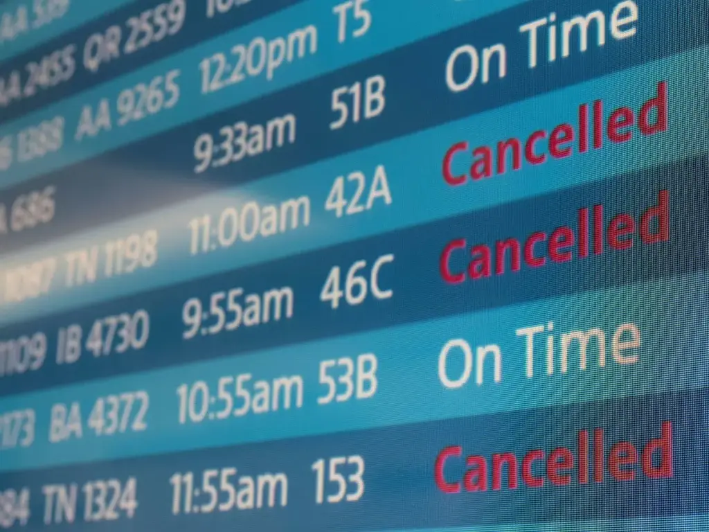 American Airlines Flights Canceled