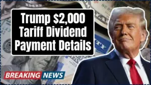 $2,000 Tariff Dividend Payment