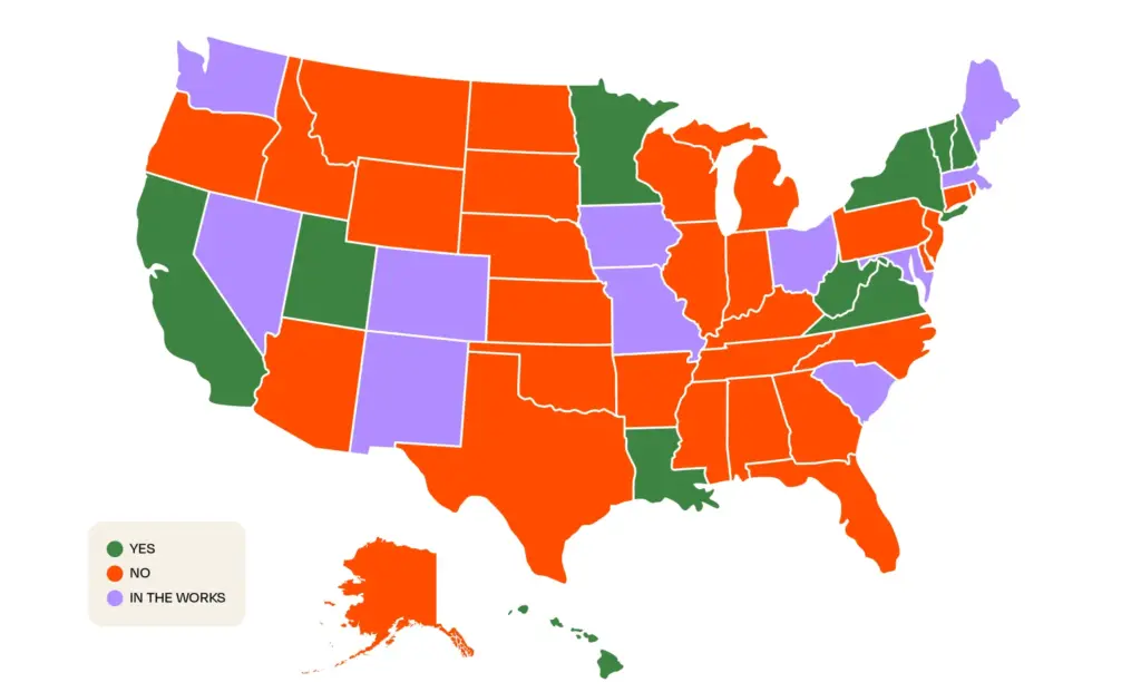 Map of the United States highlighting state SNAP benefit issuance schedules