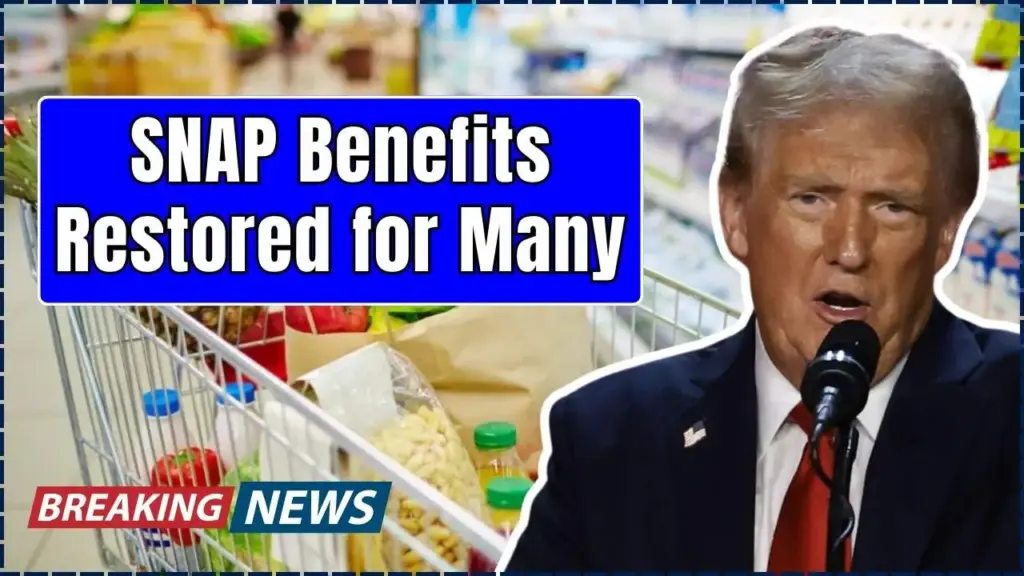 SNAP Benefits Restored