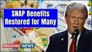 SNAP Benefits Restored