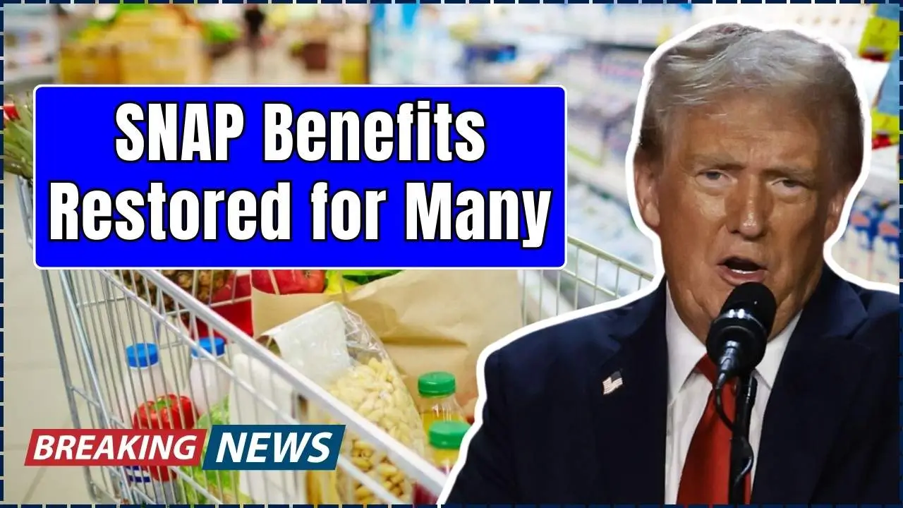 SNAP Benefits Restored