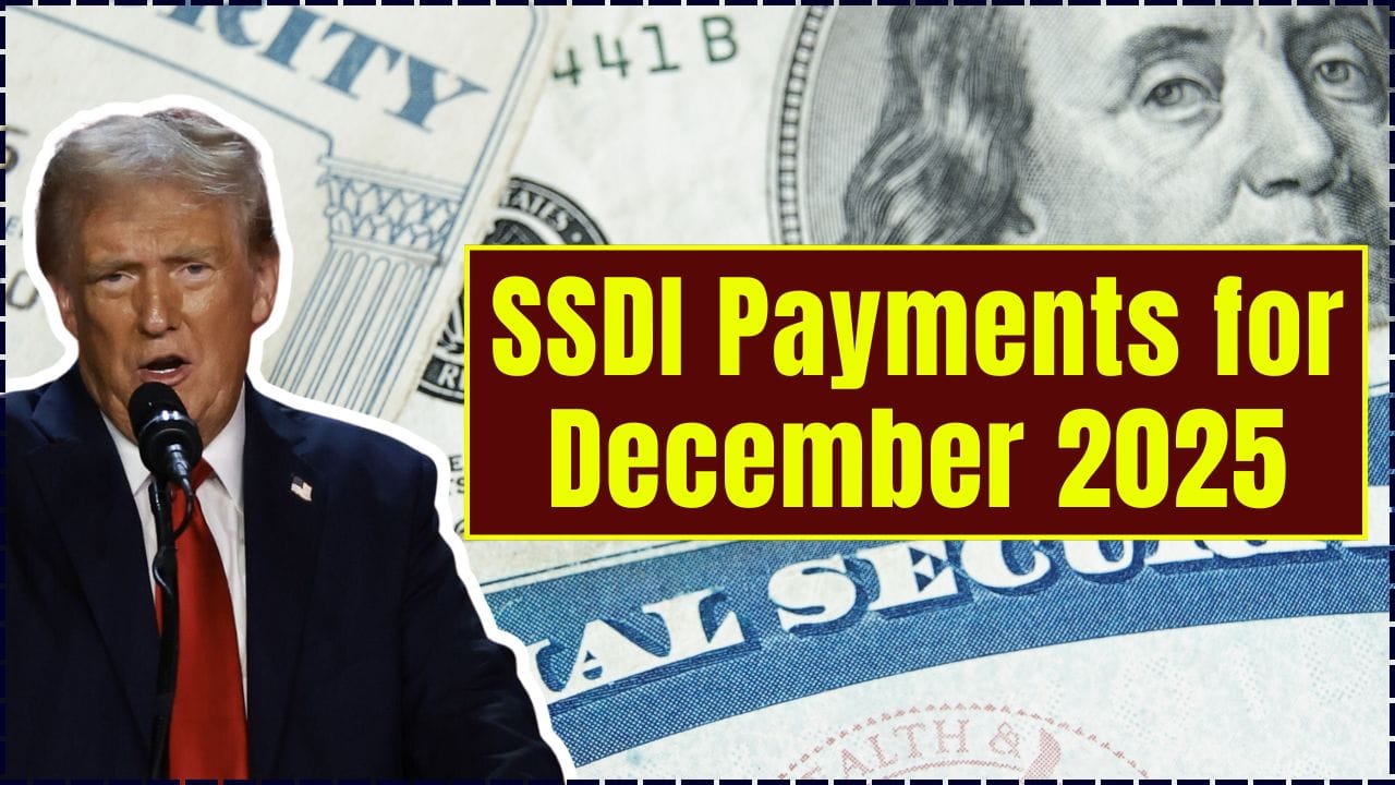 SSDI Payments for December 2025