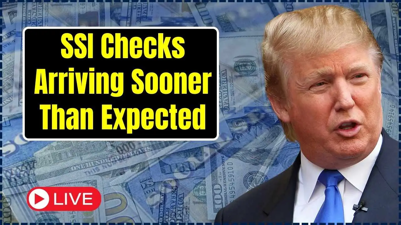 SSI Checks Arriving Sooner