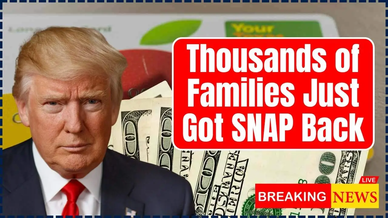 Thousands of Families Just Got SNAP Back