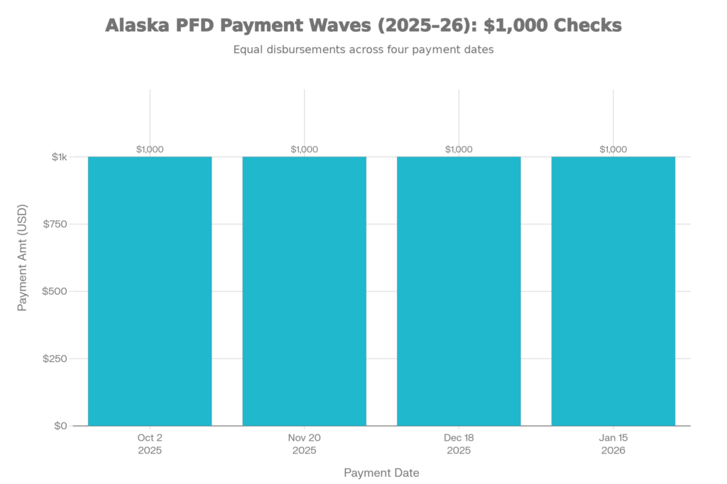 Alaska's PFD Payment Waves