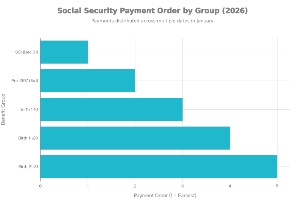 2026 Social Security Raise: Which Groups Receive the Increased Payment Before Everyone Else? 2 Payment Order by Group