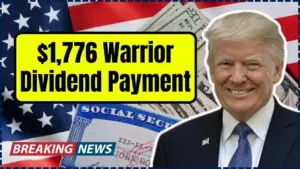 $1,776 Warrior Dividend Payment