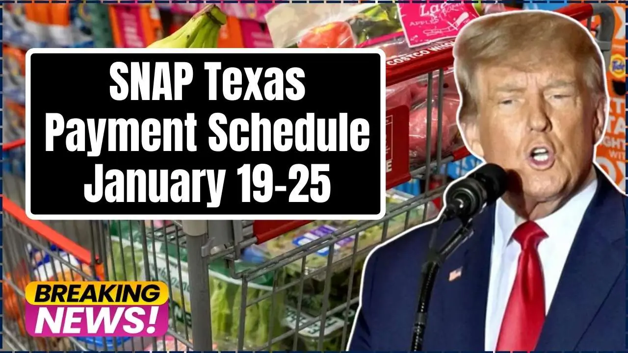 SNAP Texas Payment Schedule January